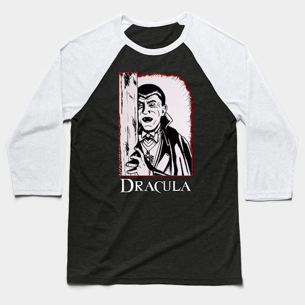 drac Baseball T-Shirt by sapanaentertainment